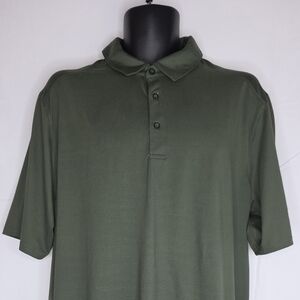 Gerry Men's Olive Green Short Sleeve Polo Shirt Size XL BO1744